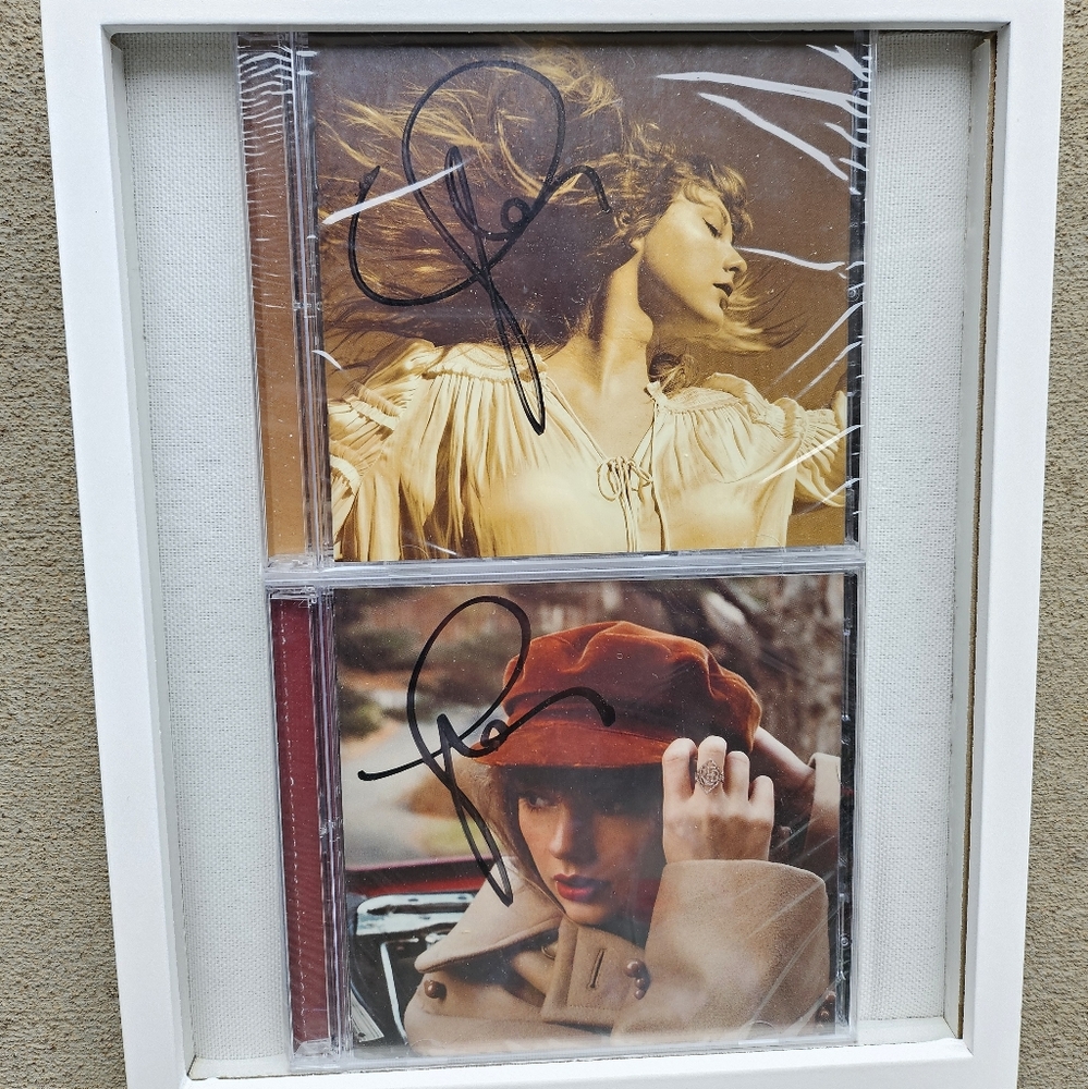 Taylor Swift Autographed CD x2